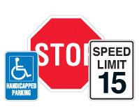 Traffic & Parking Signs